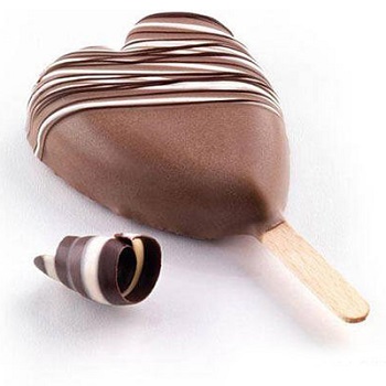 Silikomart GEL03M Mini Heart Professional Lollipop Mould